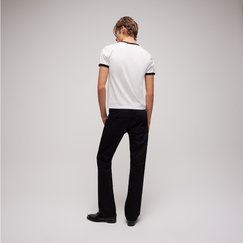 Cotton jersey T-shirt with print