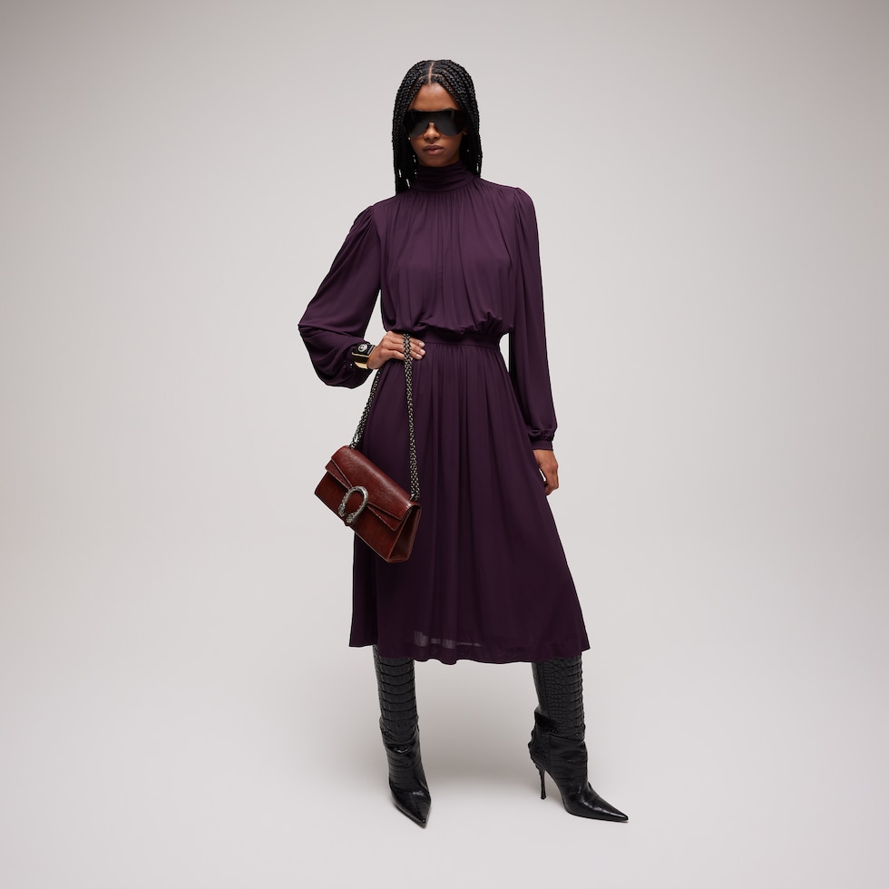 Robe en jersey de crêpe de viscose légère