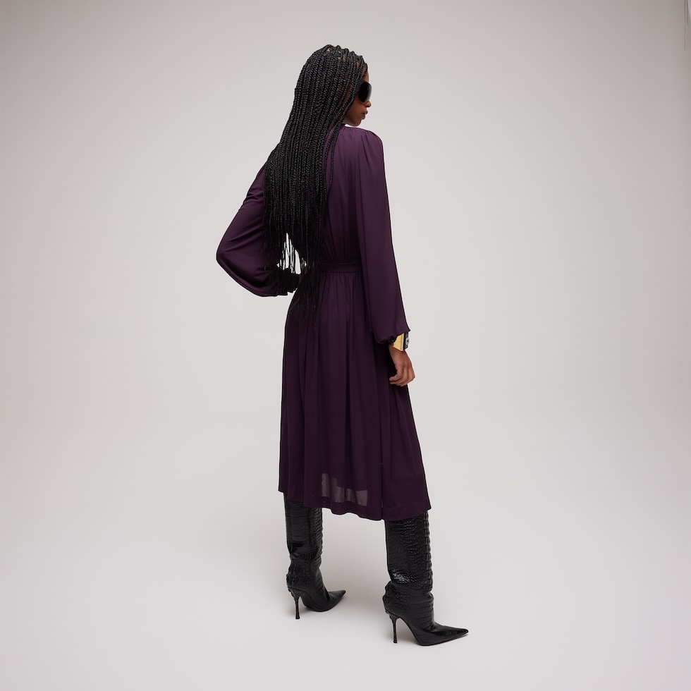 Robe en jersey de crêpe de viscose légère