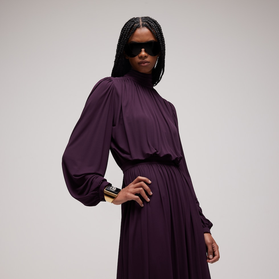 Robe en jersey de crêpe de viscose légère