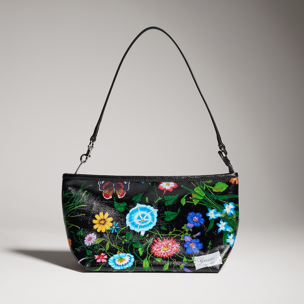 Gucci Flora small pouch with strap