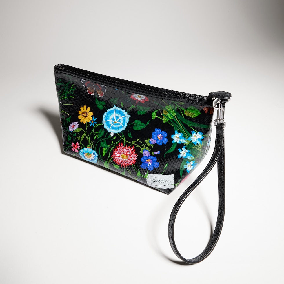Gucci Flora small pouch with strap