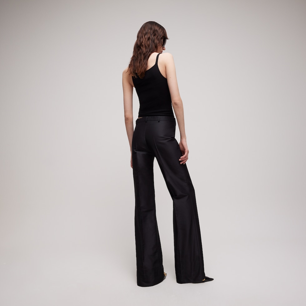 Viscose crêpe jersey top with Horsebit