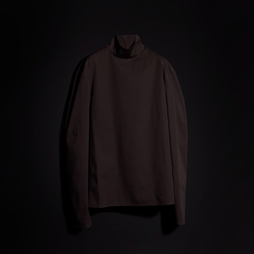 Camisa de popelina de algodón