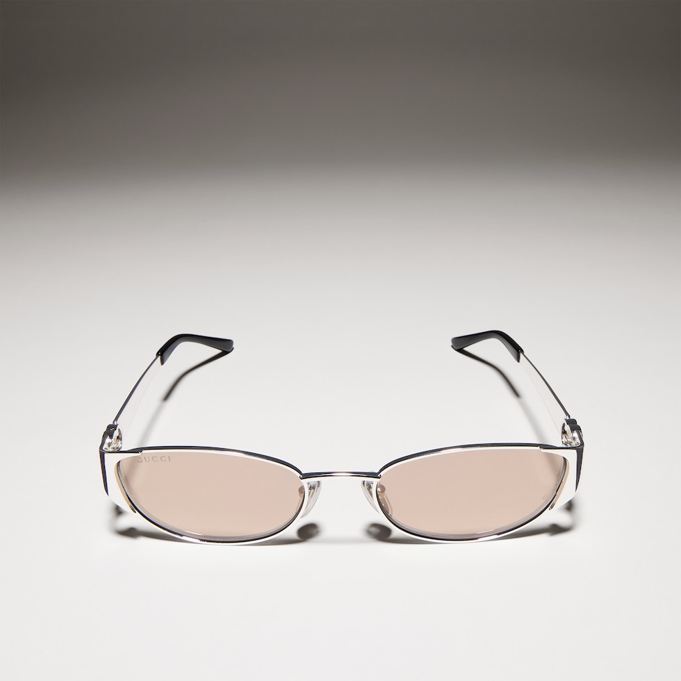 Oval-frame sunglasses