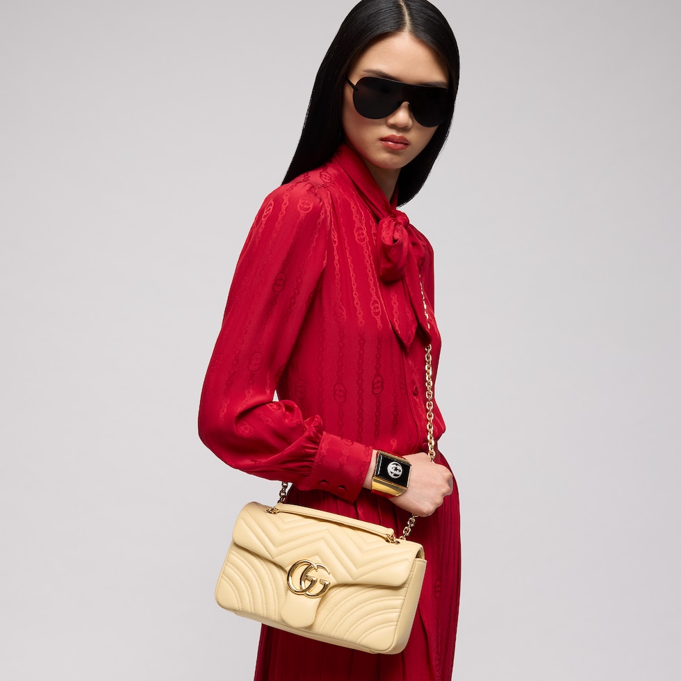 Bolsa para el hombro mediana GG Marmont