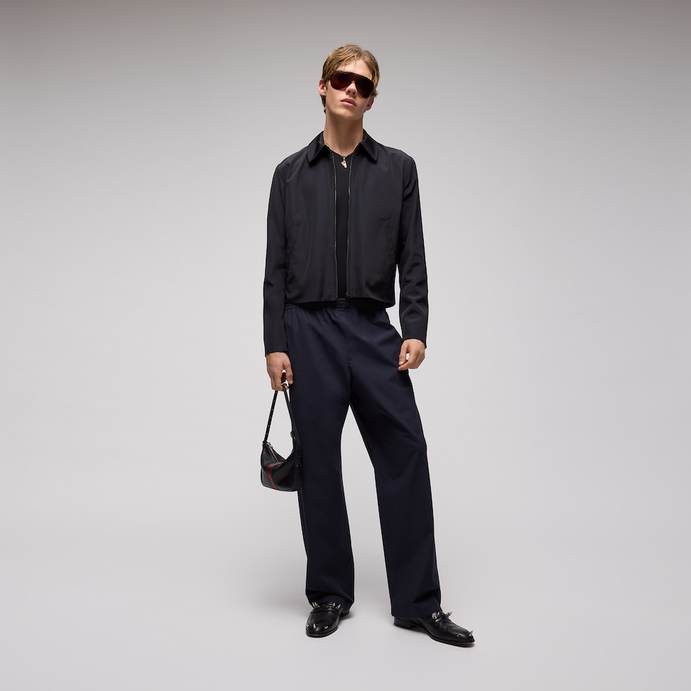 Cotton poplin pants