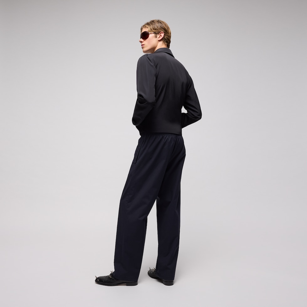 Cotton poplin pants