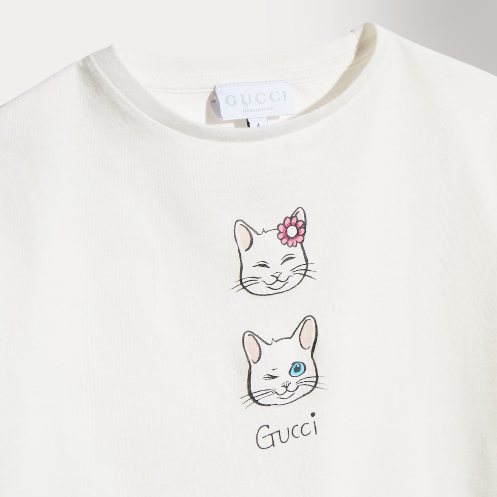 Children's cotton T-shirt with print