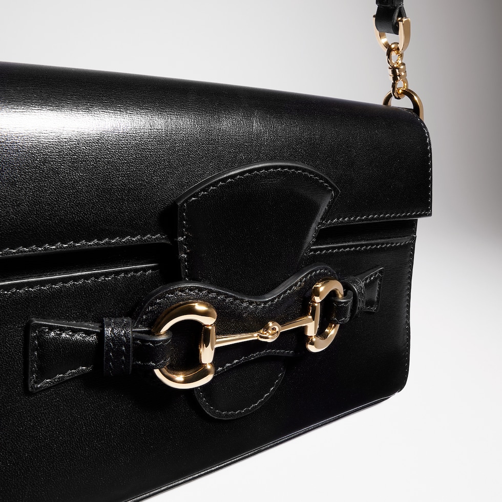 Small top handle bag with Horsebit