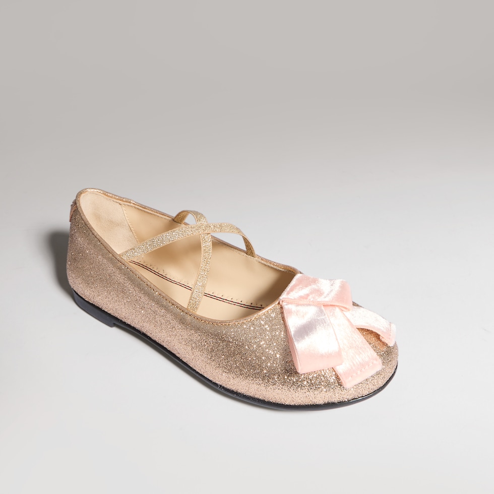 Children's ballet flat with Double G