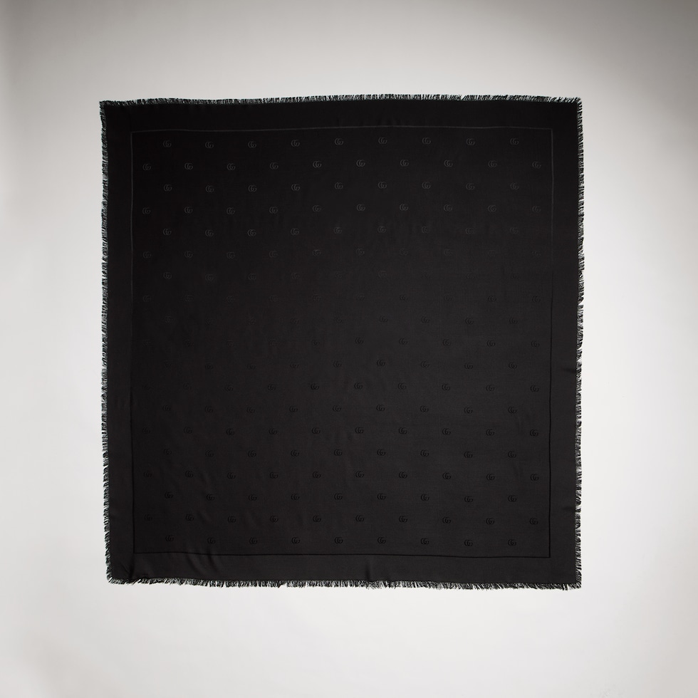 Double G silk wool shawl
