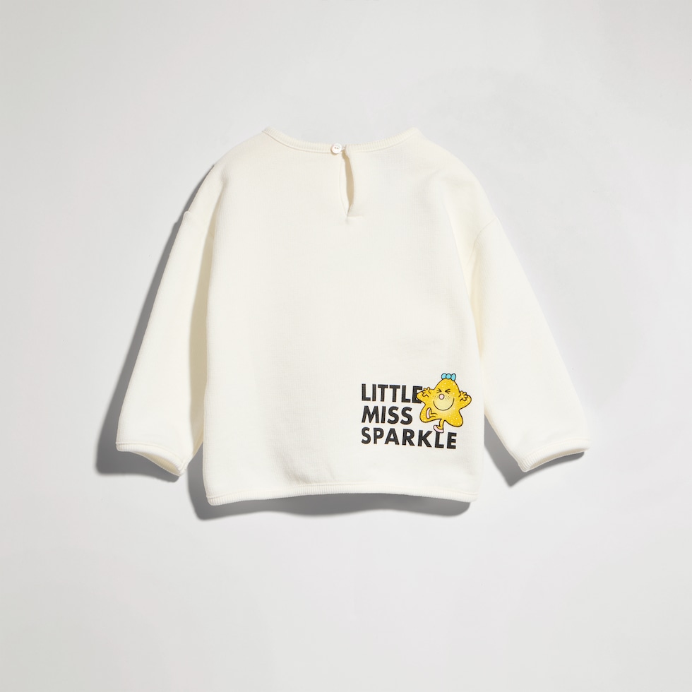 Baby cotton sweatshirt with Web