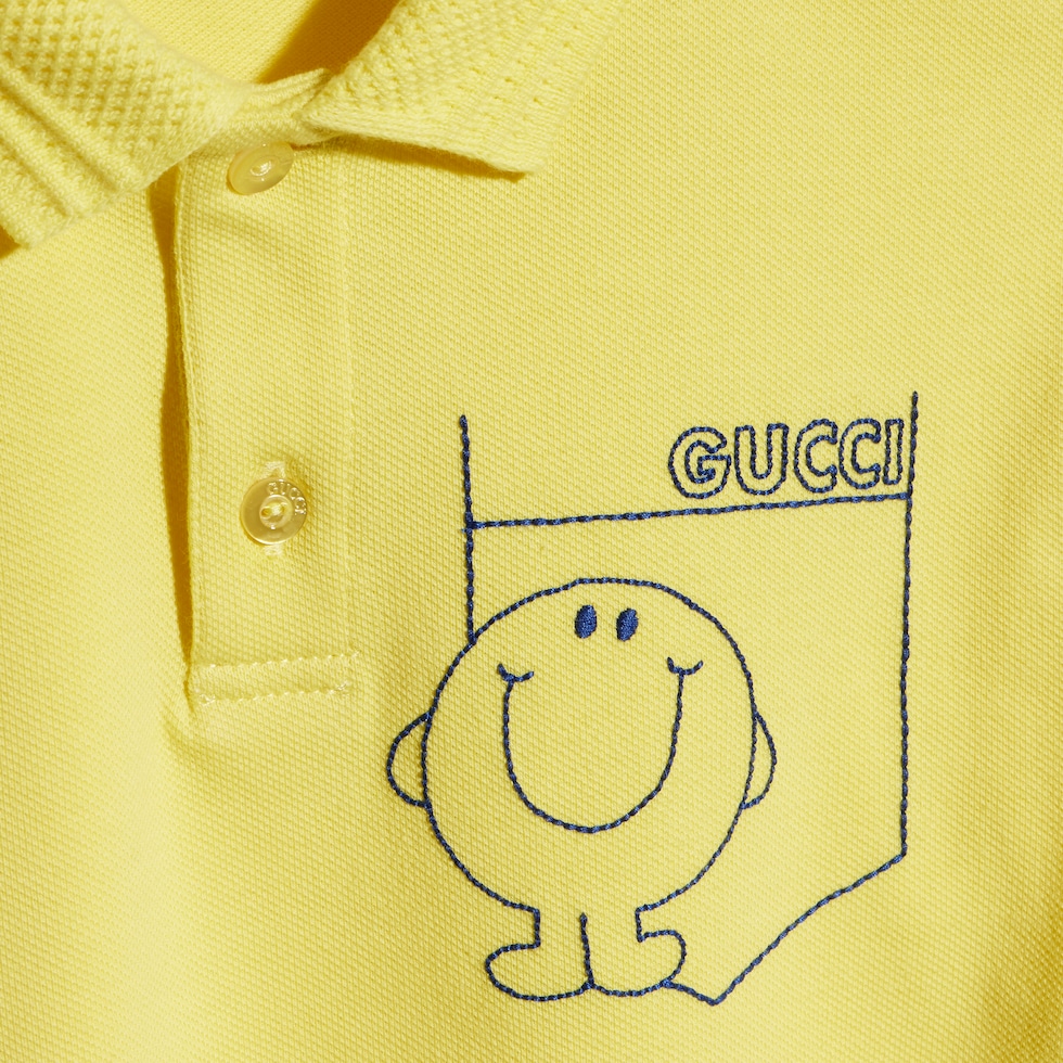 Children's cotton polo shirt