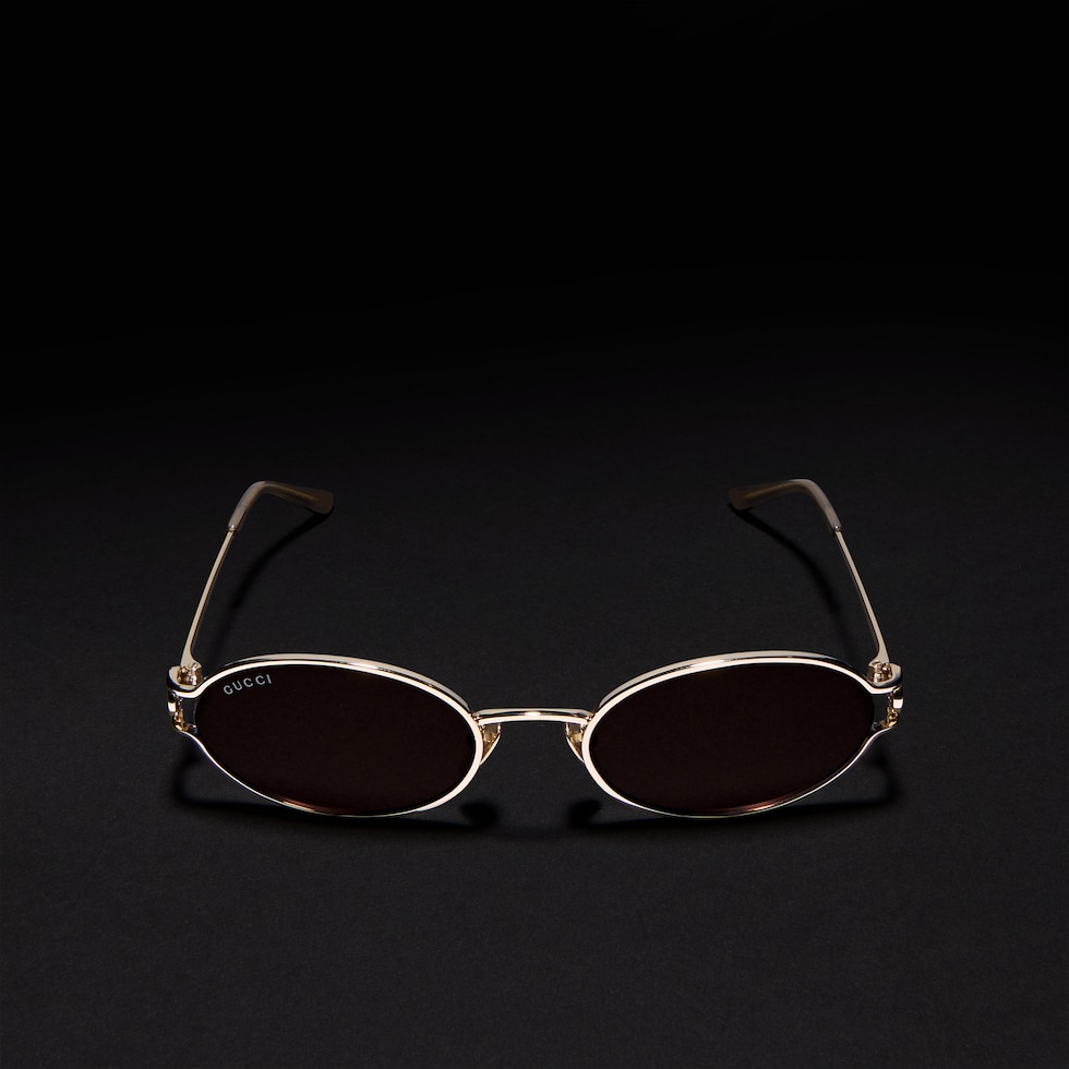 Rectangular-frame sunglasses