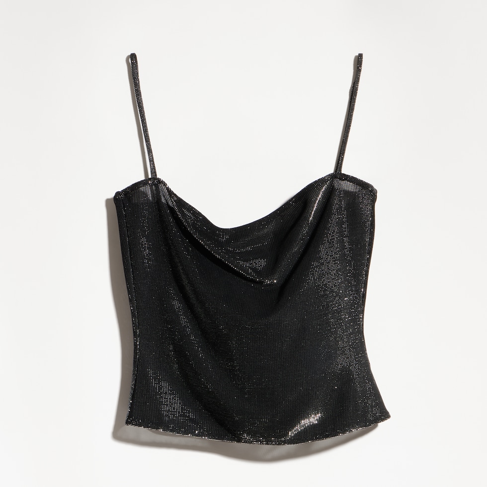 Top en jersey avec effet irisé