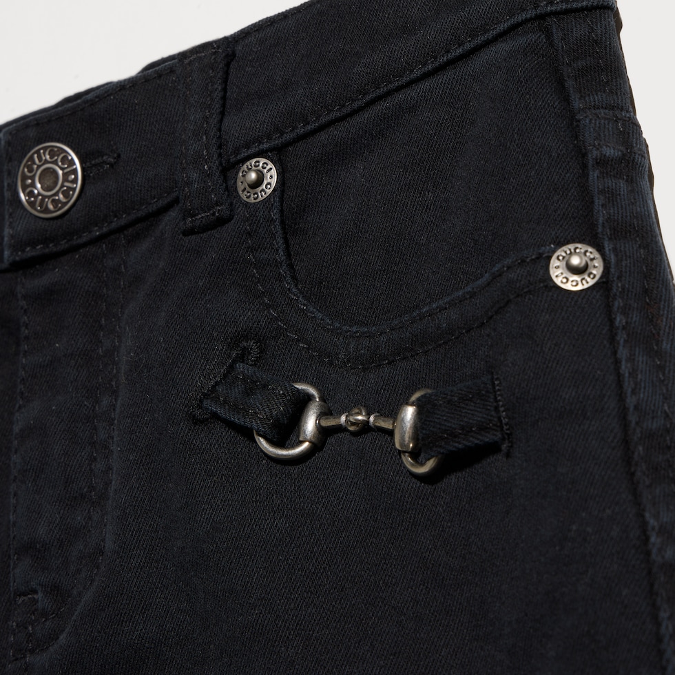Children's denim mini skirt