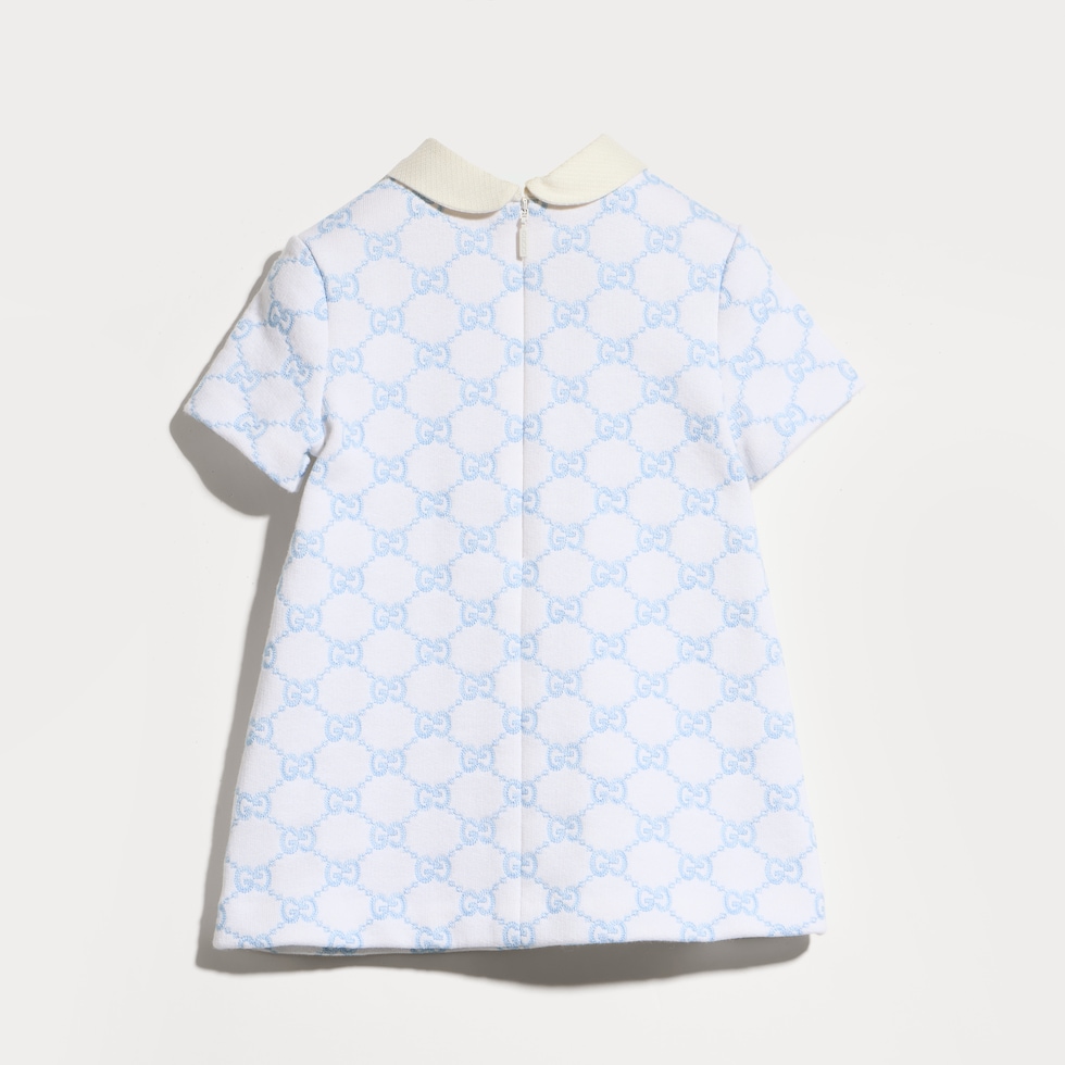 Baby embroidered cotton jersey dress