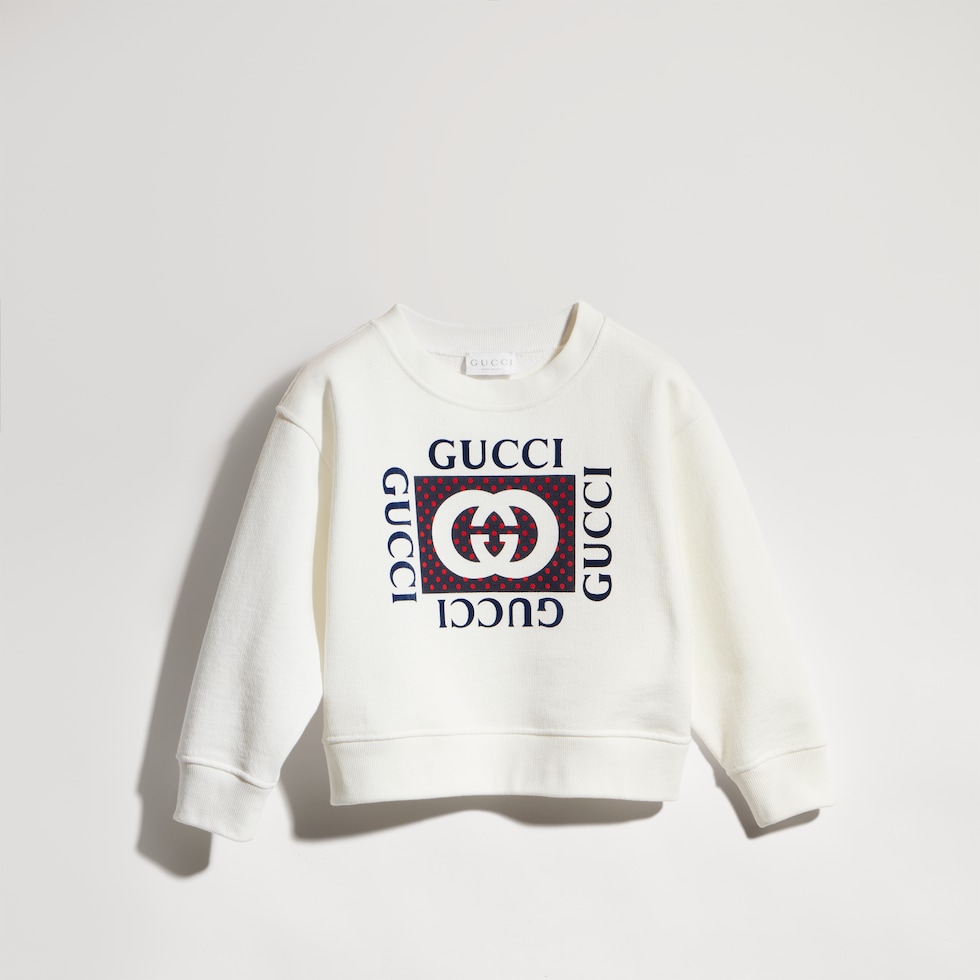 Children's cotton sweatshirt with print