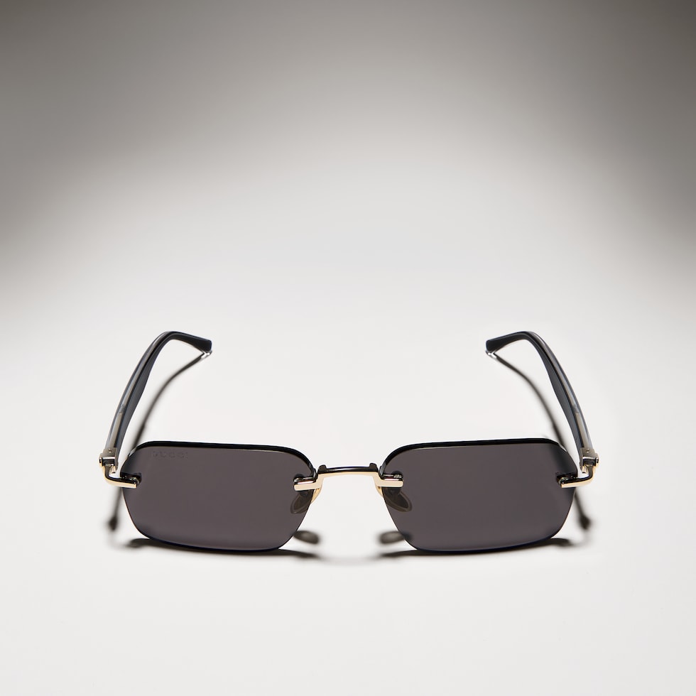 Rectangular-frame sunglasses