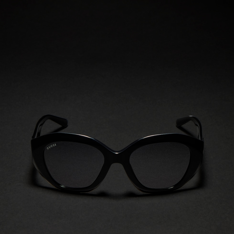 Geometric-frame sunglasses
