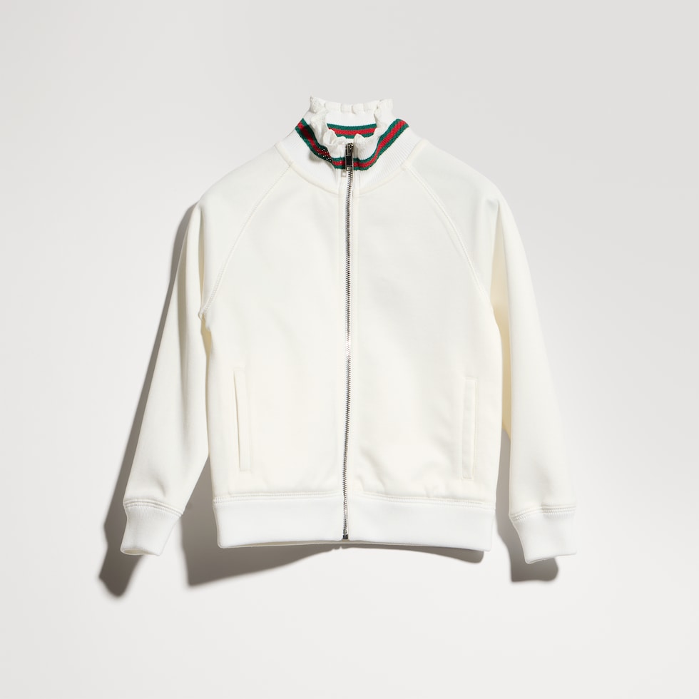 Children's jersey zip jacket with Web