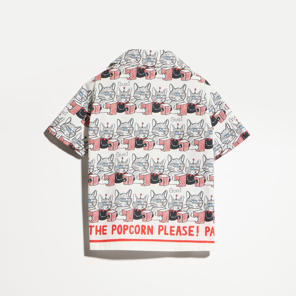 Children's printed cotton shirt