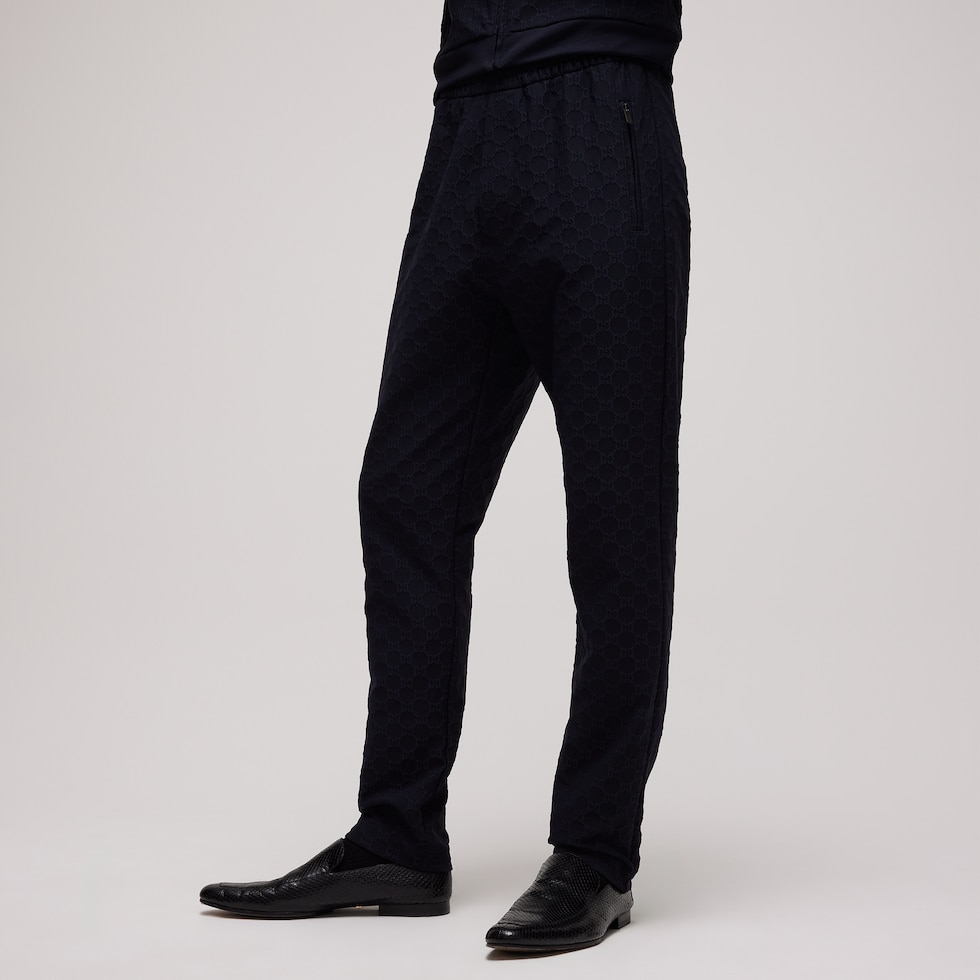 Pantalón deportivo de jacquard de punto con GG