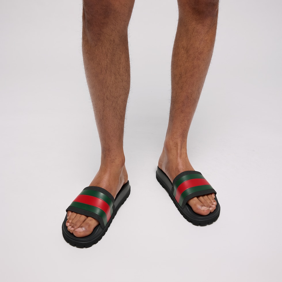 Men's slide sandal with Web