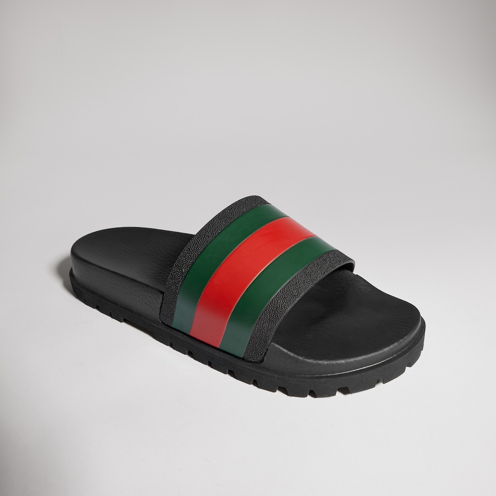 Men's slide sandal with Web