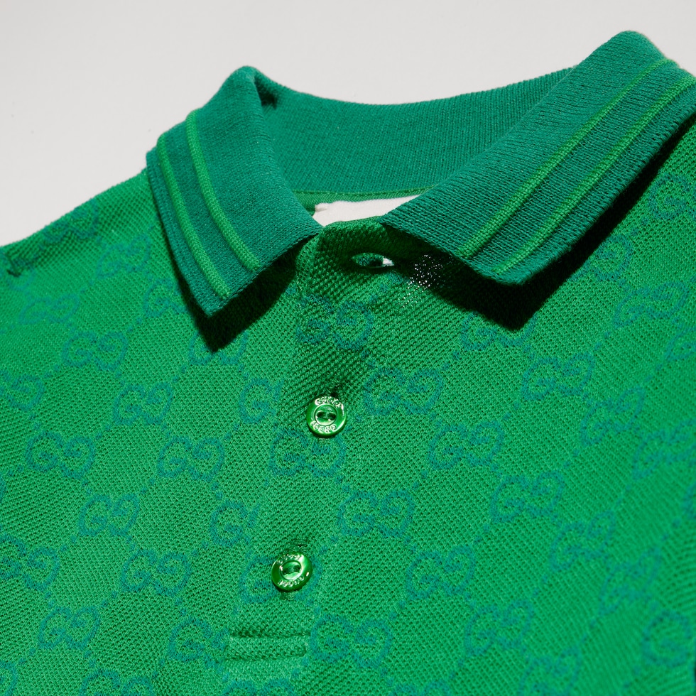 Baby GG cotton polo shirt