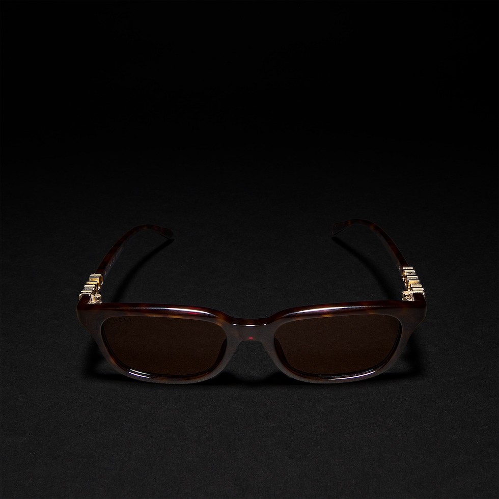 Rectangular-frame sunglasses