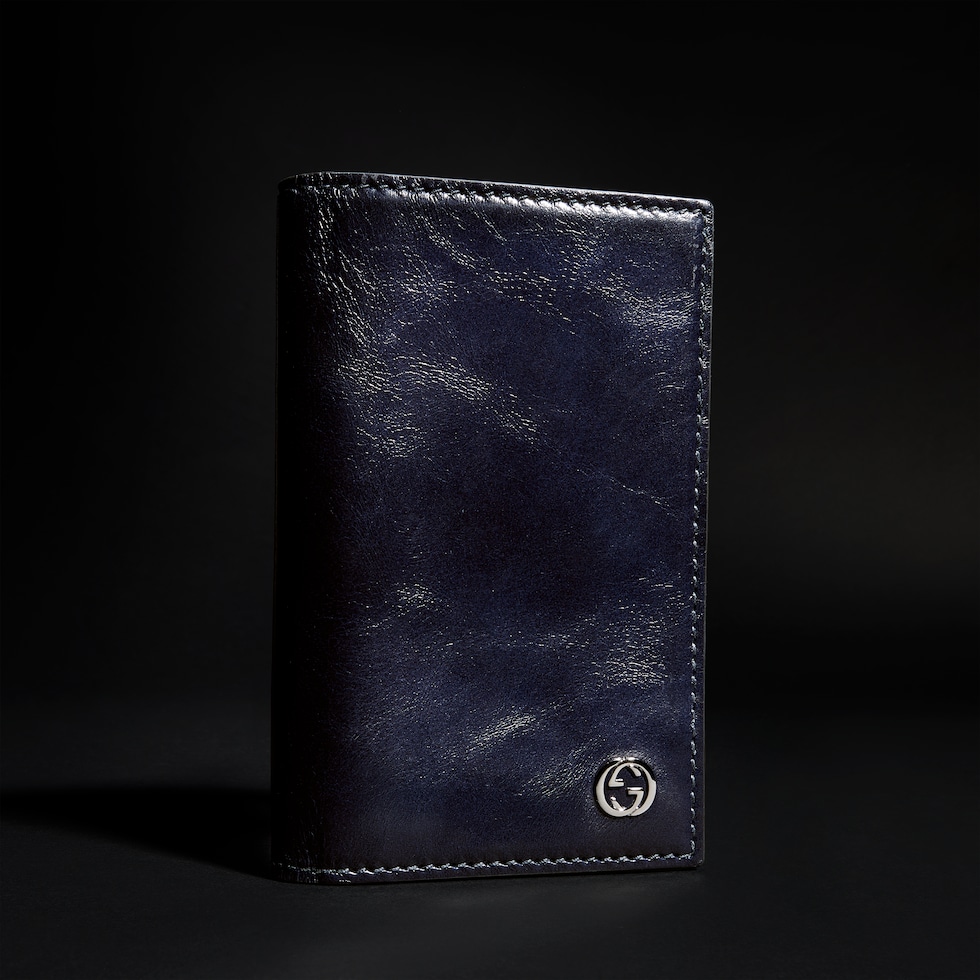Card case wallet with Interlocking G