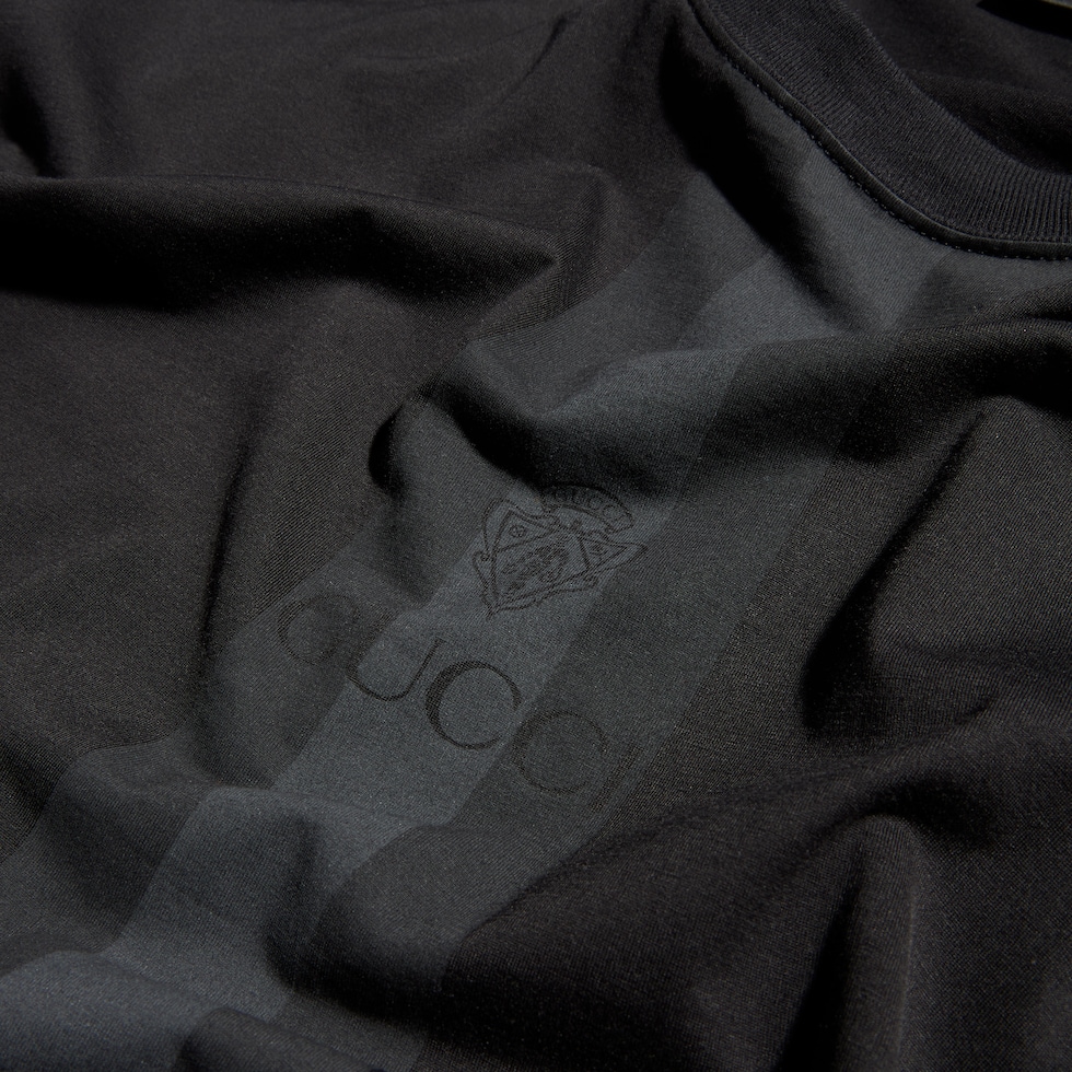 Cotton T-shirt with muted Web