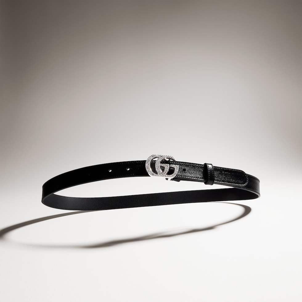 Belt with Double G buckle