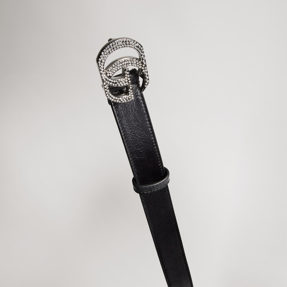Belt with Double G buckle
