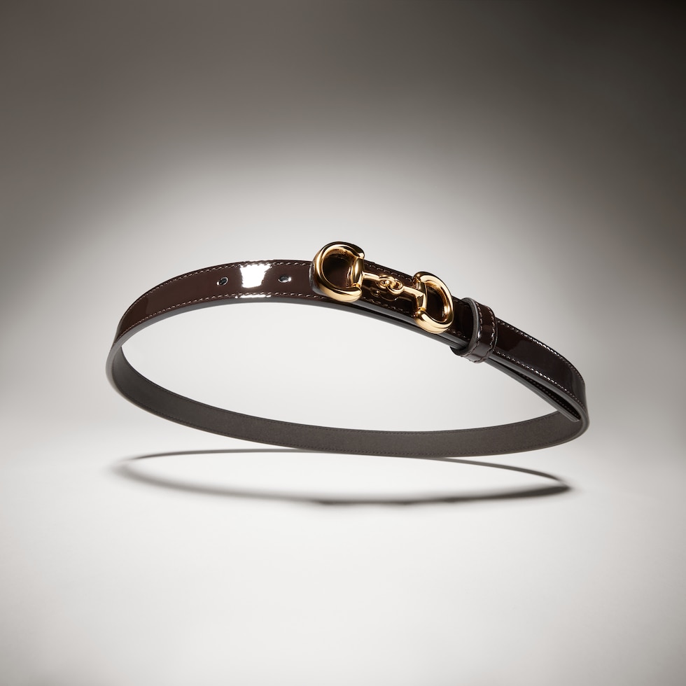 Thin belt with Horsebit buckle