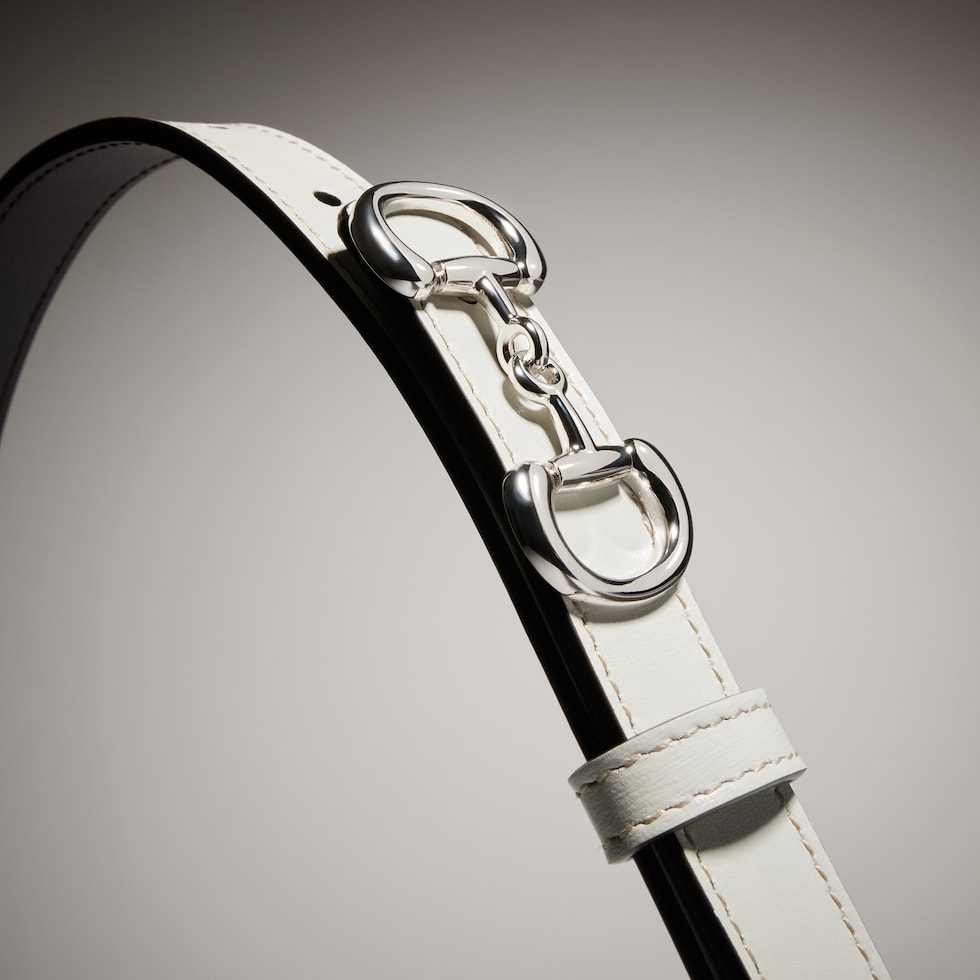 Thin belt with Horsebit buckle