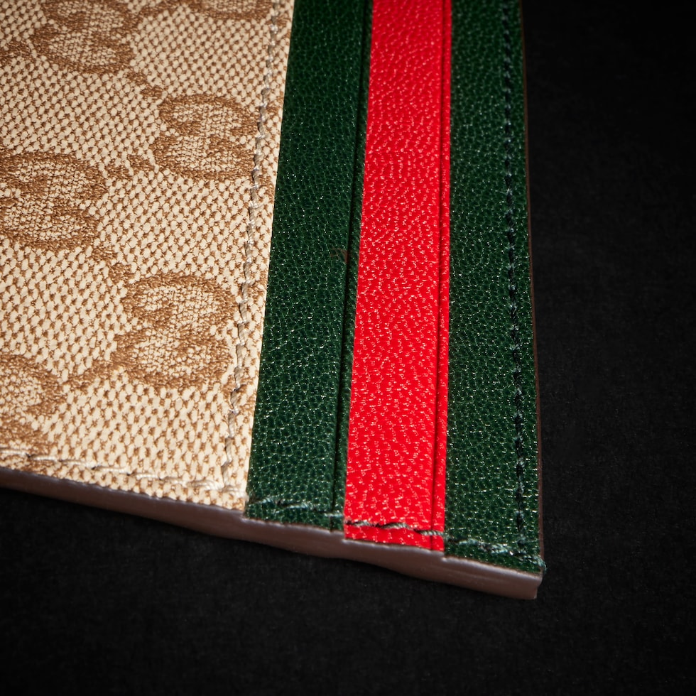 Card case with multicolor slots