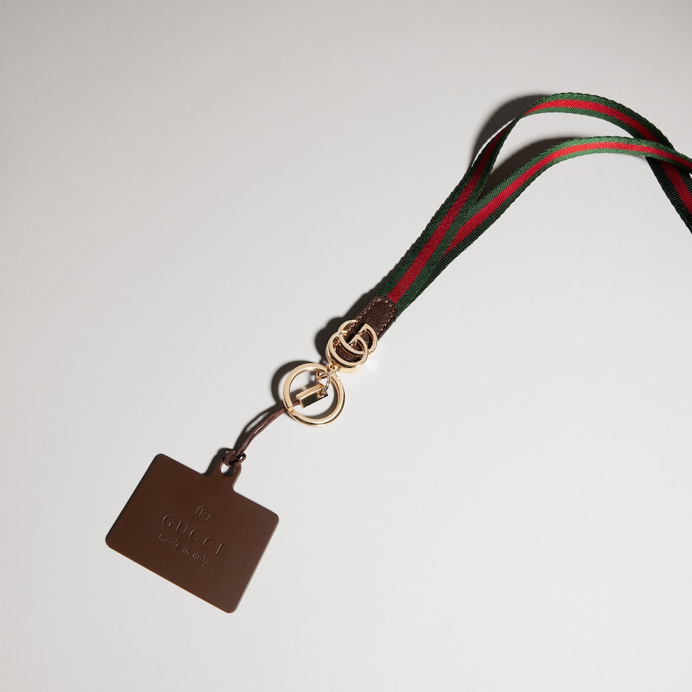 Lanyard phone holder with Web
