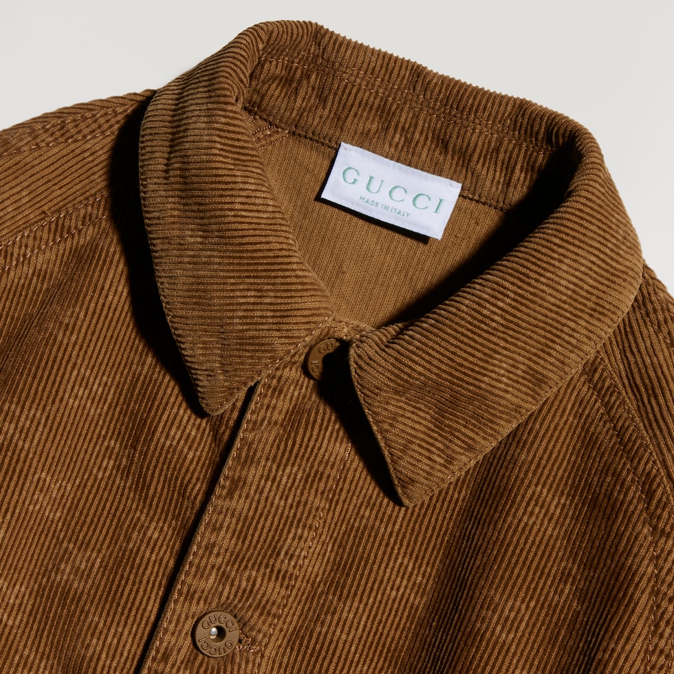 Children's printed corduroy jacket