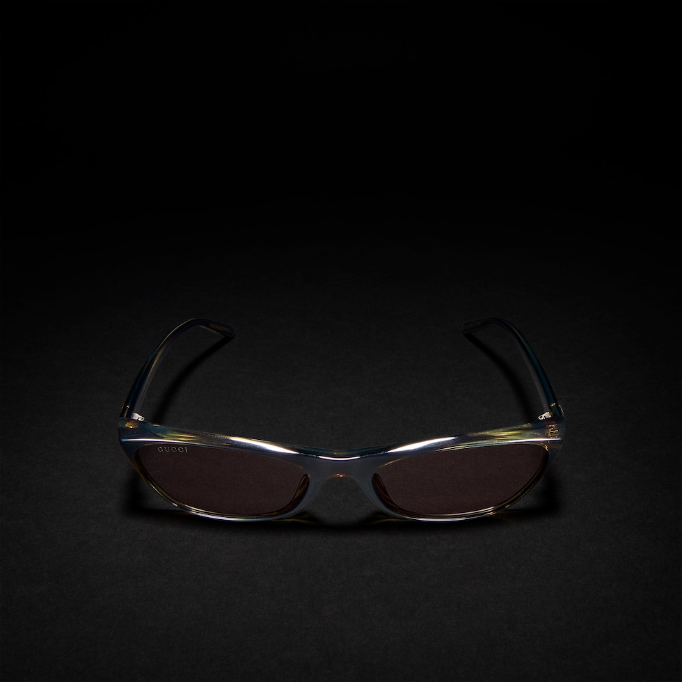 Geometric-frame sunglasses