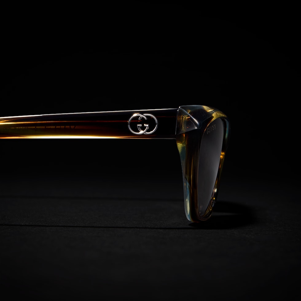 Geometric-frame sunglasses