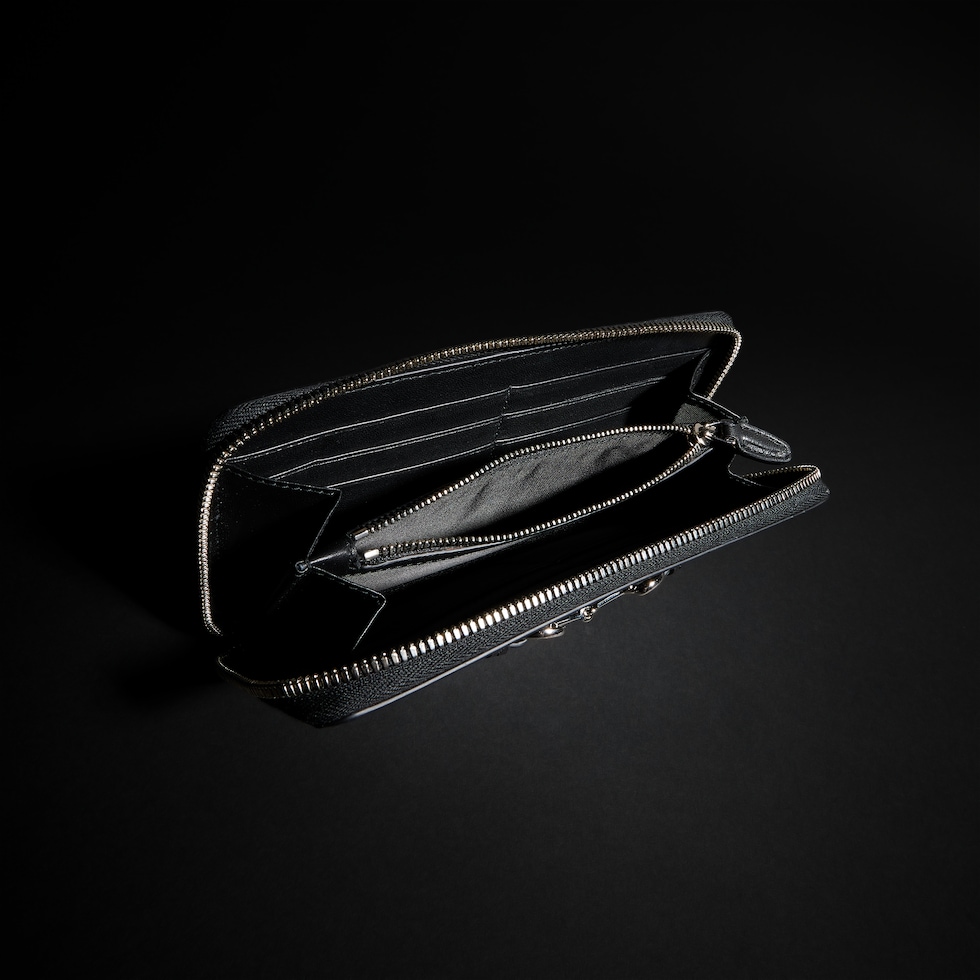 Cartera con cremallera y Horsebit