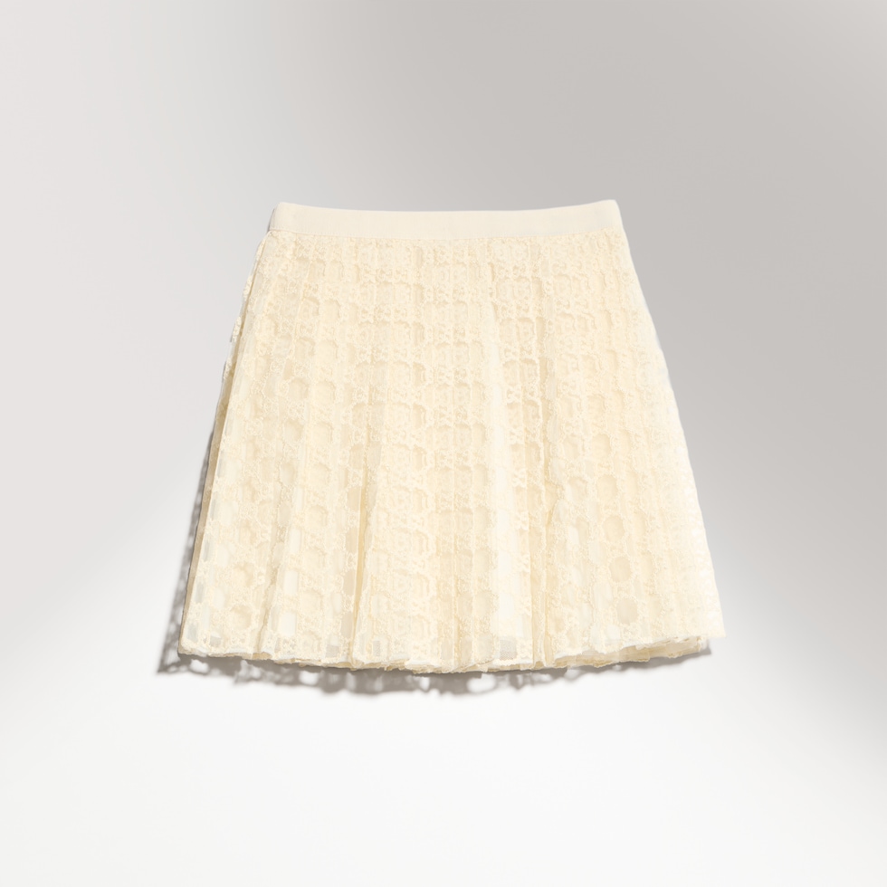 Baby GG tulle froissé skirt