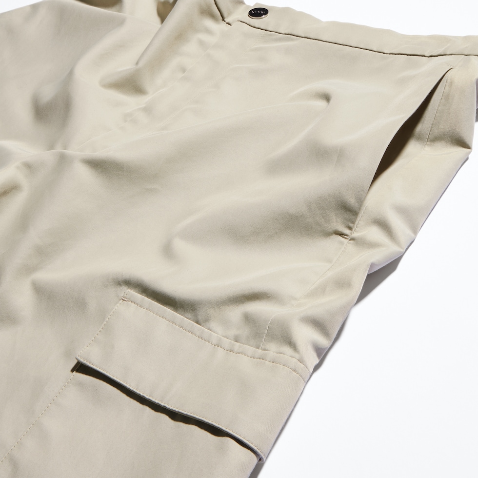 Lightweight cotton nylon twill pants