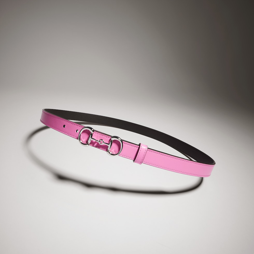 Thin belt with Horsebit buckle