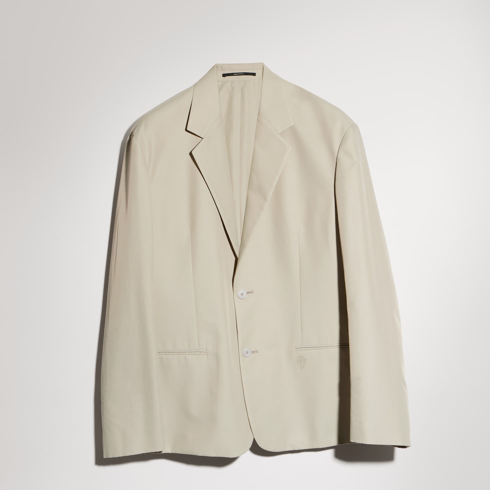 Veste légère en twill de coton et nylon