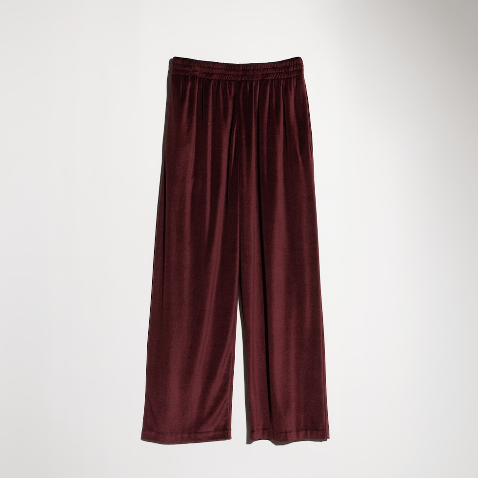 Silk stretch jersey sportswear pants