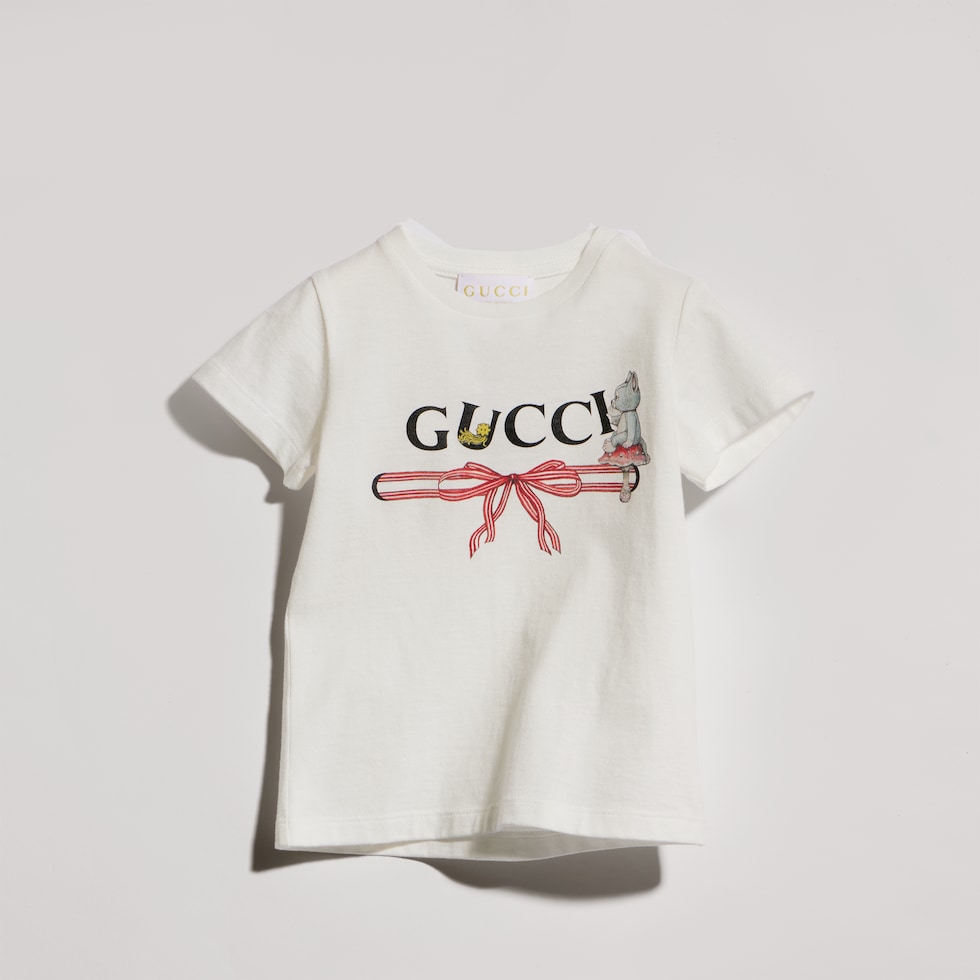〔ベビー〕ヒグチユウコ プリント コットン Tシャツ